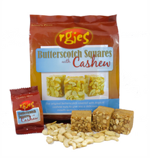 Rgies Butterscotch Squares with Cashew Nuts (10pcs/pack)