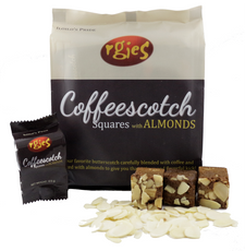 Rgies Coffeescotch Squares with Almonds (10pcs/pack)
