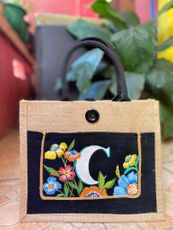 The Cattwrites Shop abaca with pocket pretty print (small)