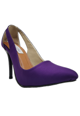 M I U M O S A Lunar Satin Purple Heels 14